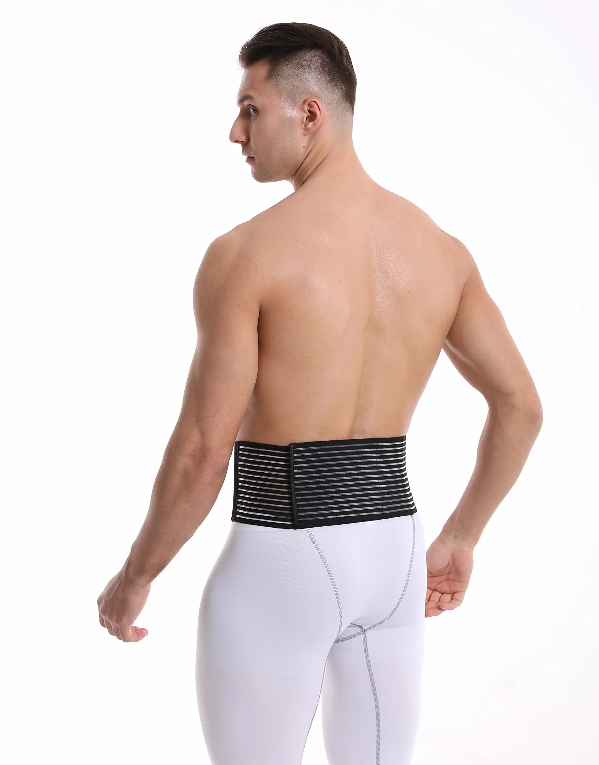 Pas na przepuklinę pępkową. Pas brzuszny na przepuklinę pępkową. Gorset ortopedyczny z podparciem pępkowym - Belltop (L/XL (99 do 130 cm obwodu pępka))