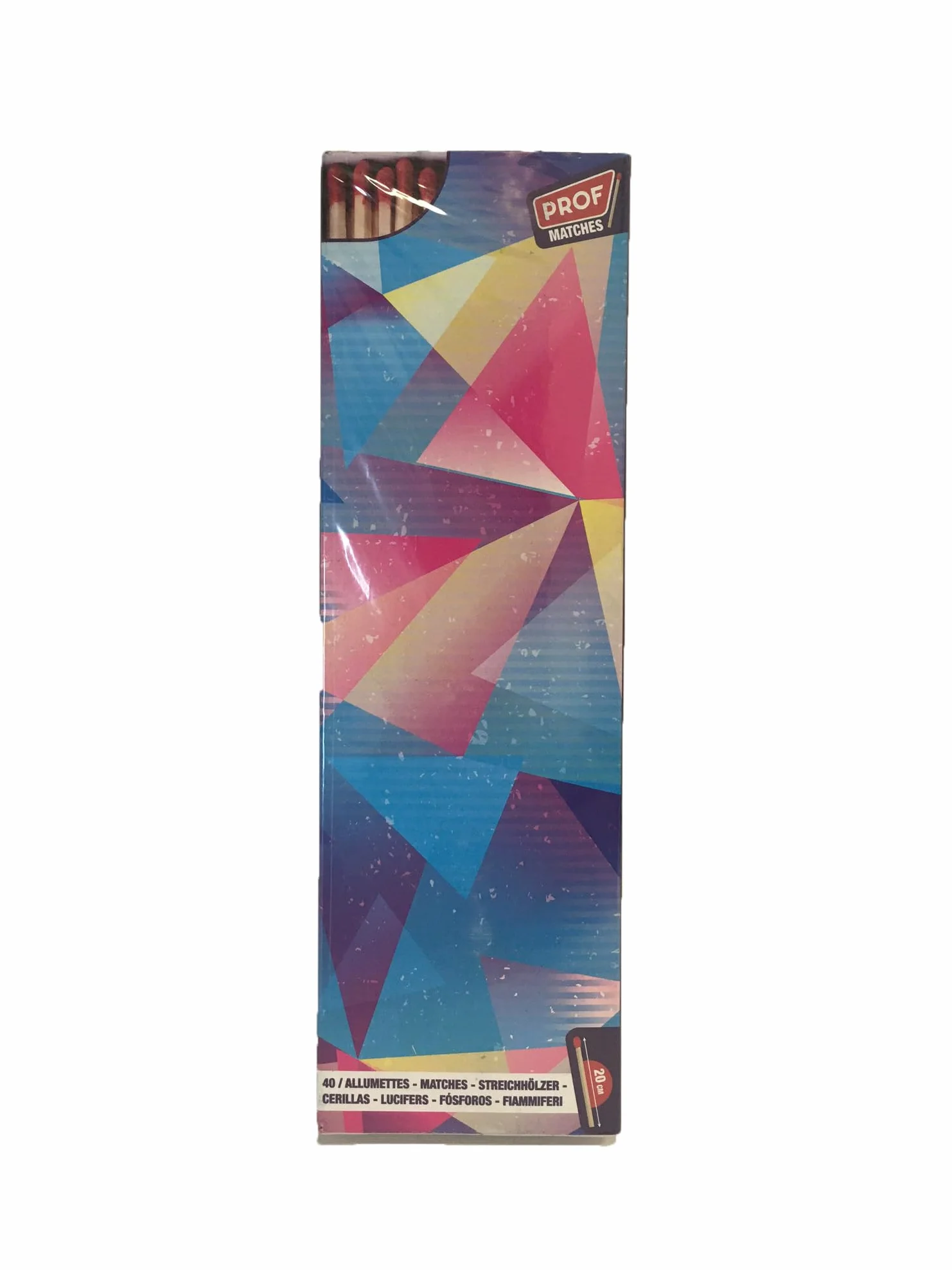 Długie zapałki XXL drewniane 20 cm 40 sztuk do kominka grilla pieców