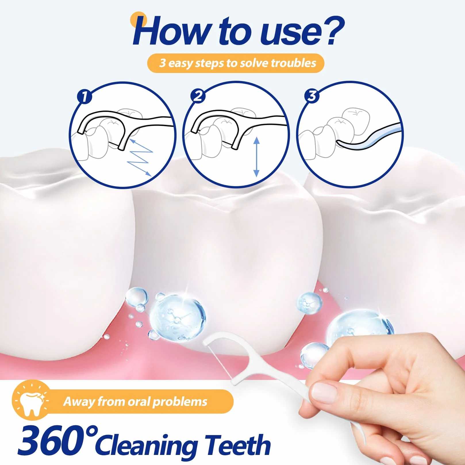 Razoko Specialist Wykałaczki Dentystyczne, 500 szt.