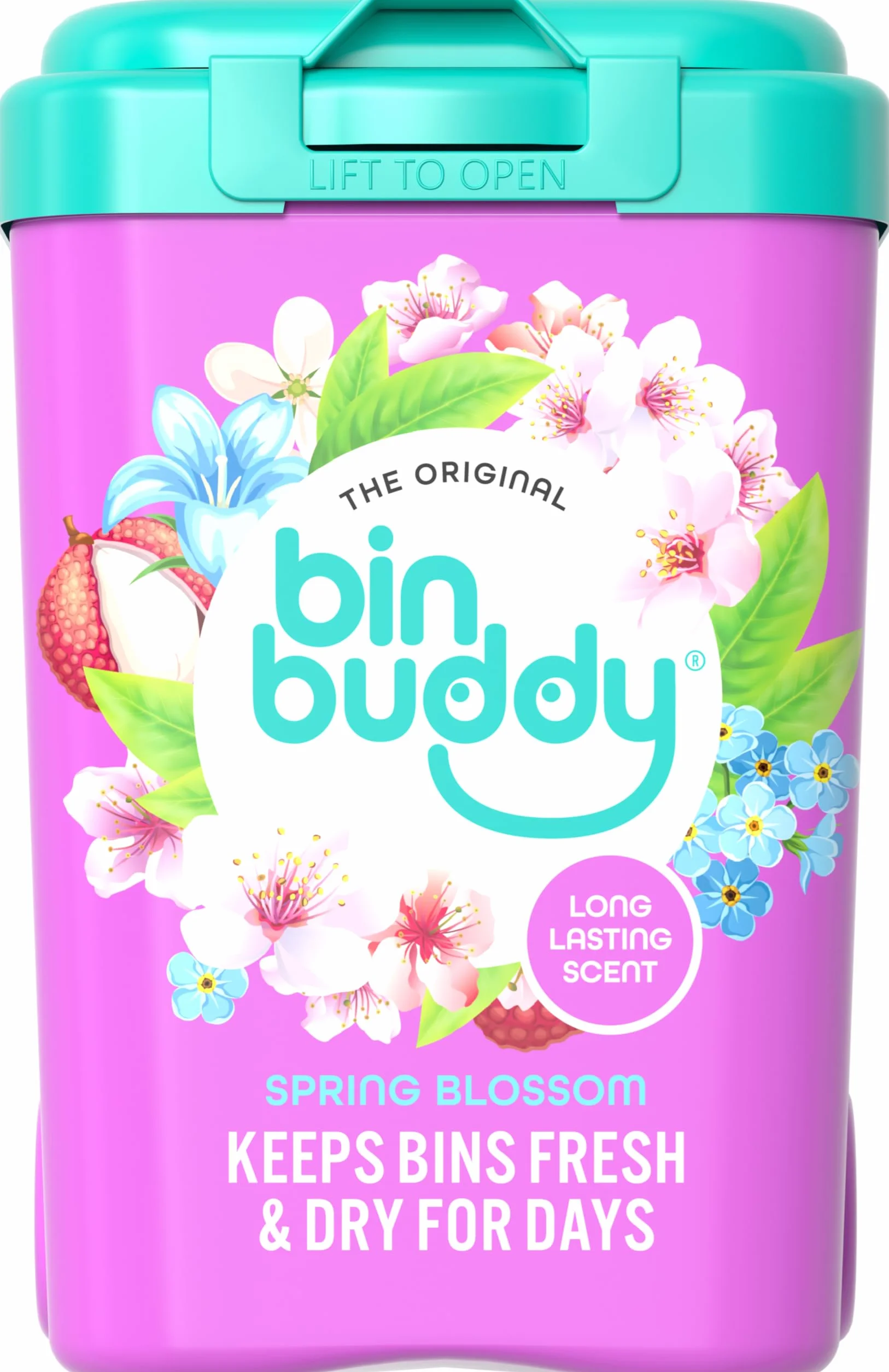 Bin Buddy Odświeżacz do Pojemników w Proszku 450 g Fioletowy