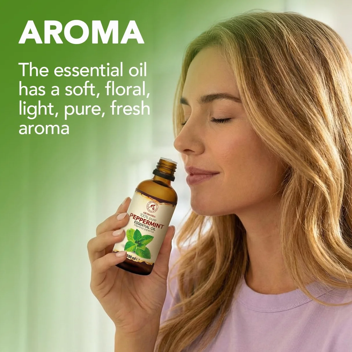 Olejek Eteryczny Z Mięty Pieprzowej 100 ml - Mentha Piperita - Aromaterapia