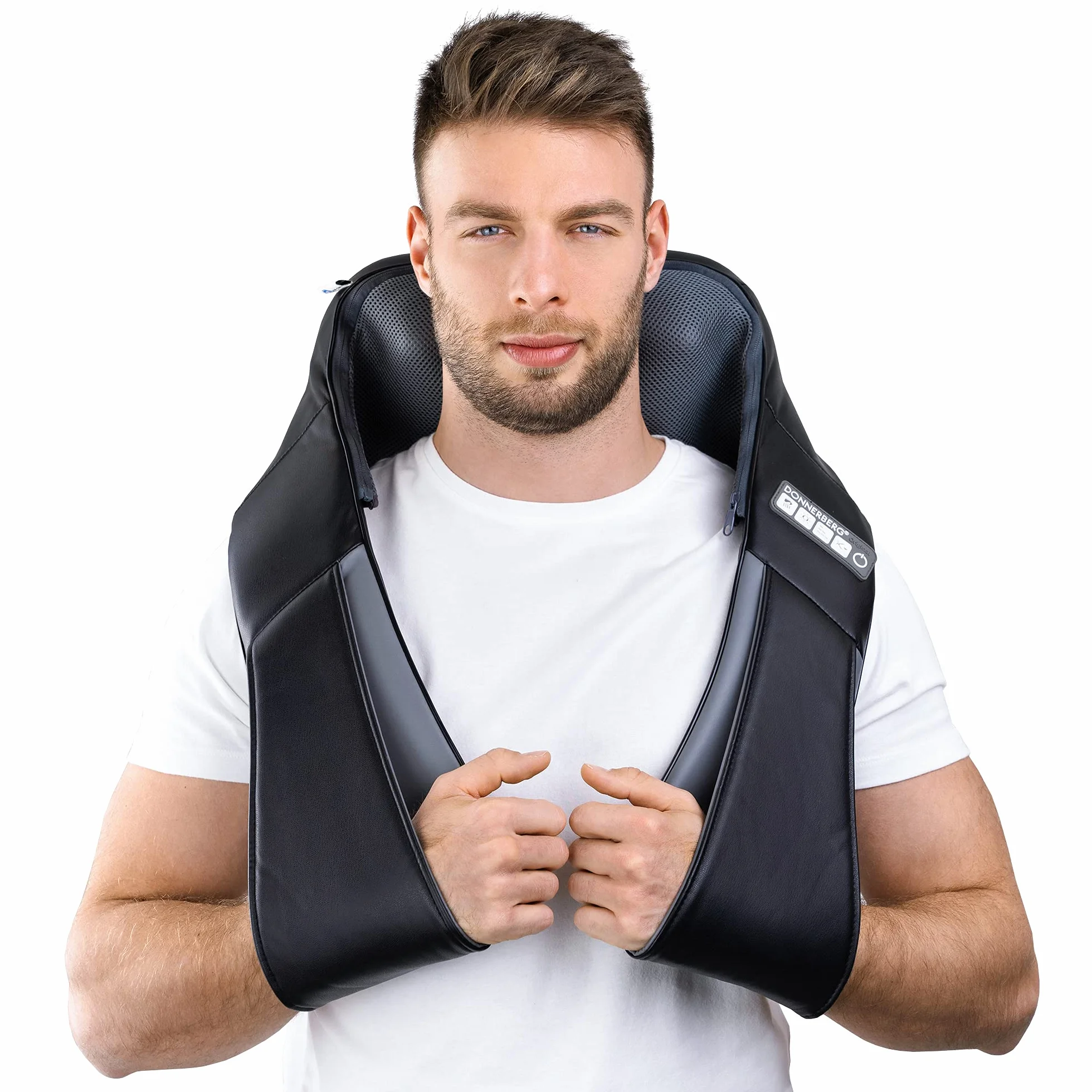 Donnerberg Masażer Szyi Shiatsu 4D z Ogrzewaniem na Podczerwień TÜV Süd 7-letnia Gwarancja