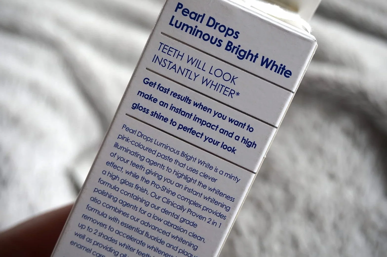 Pearl Drops Profesjonalna wybielająca pasta do zębów - dla bielszych zębów, jednorazowego użytku - 75 ml