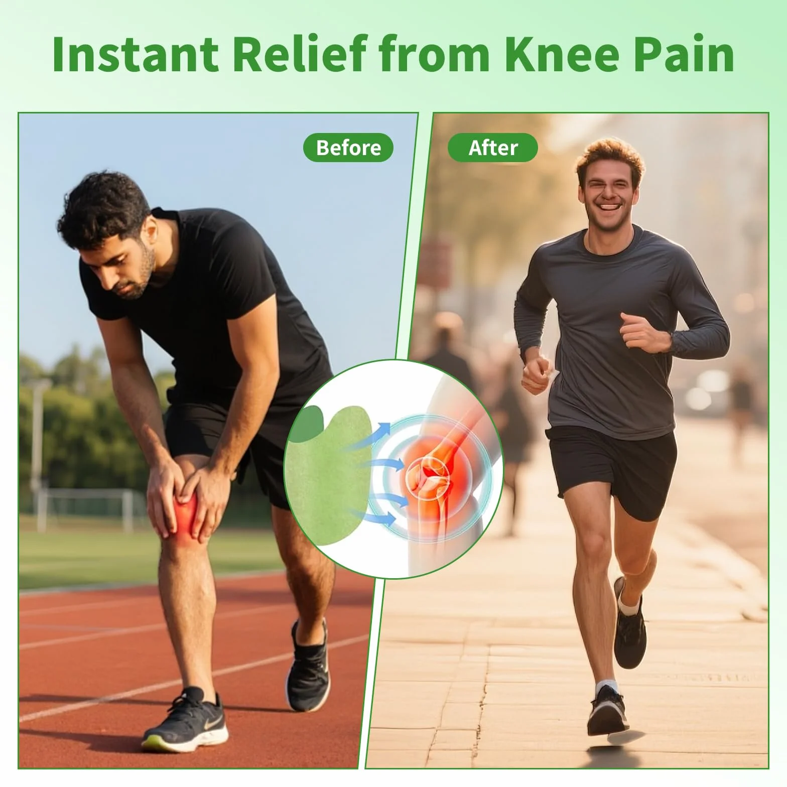 Pain Relief Patch, 72 sztuki łatek łagodzących ból kolana, samoprzylepne plastry rozgrzewające, plastry łagodzące ból, naturalne ziołowe łatki łagodzące ból kolan, pleców, karku
