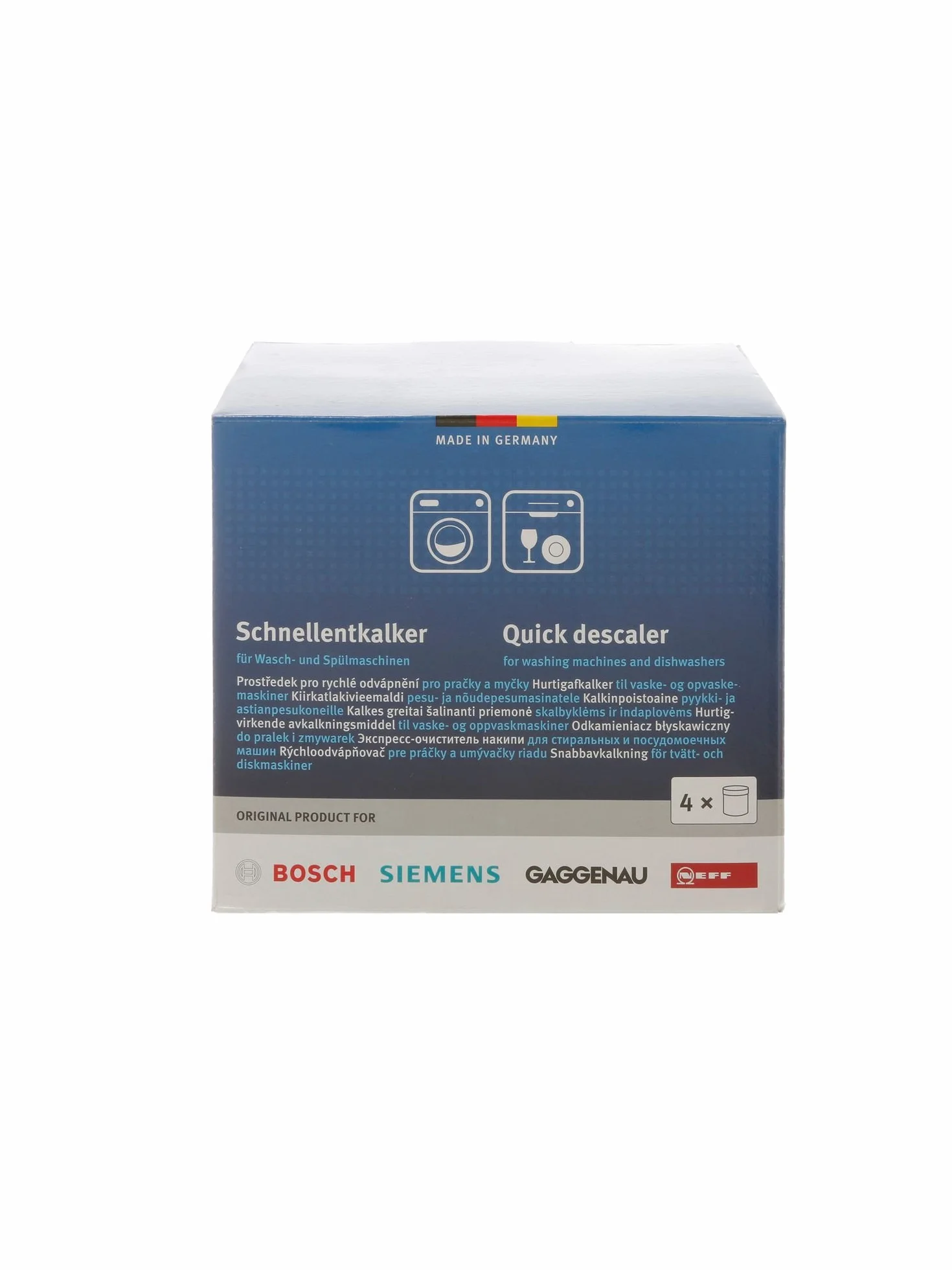 Odkamieniacz do pralek i zmywarek Bosch Siemens Neff Gaggenau 00311923 (4x)