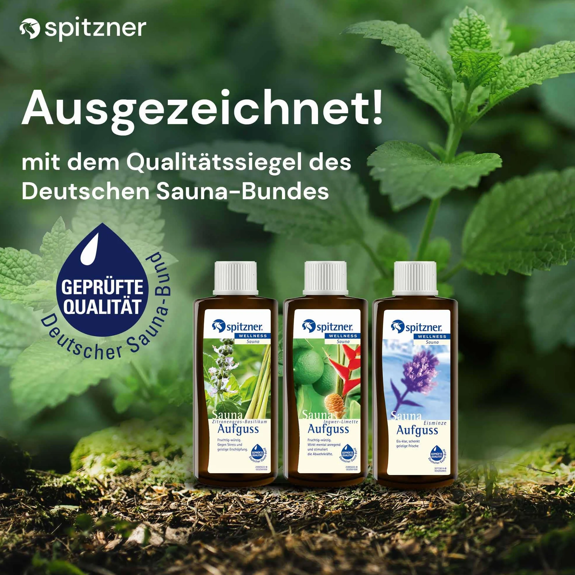Zestaw naparów do sauny Spitzner Smaczny (3 x 190ml)