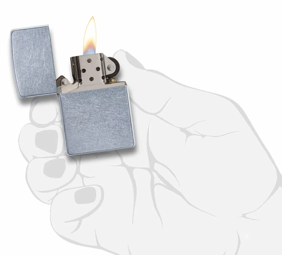 Zippo Zapalniczka Sztormowa Street Chrome Base Model Wiatroodporna Wyprodukowano w USA