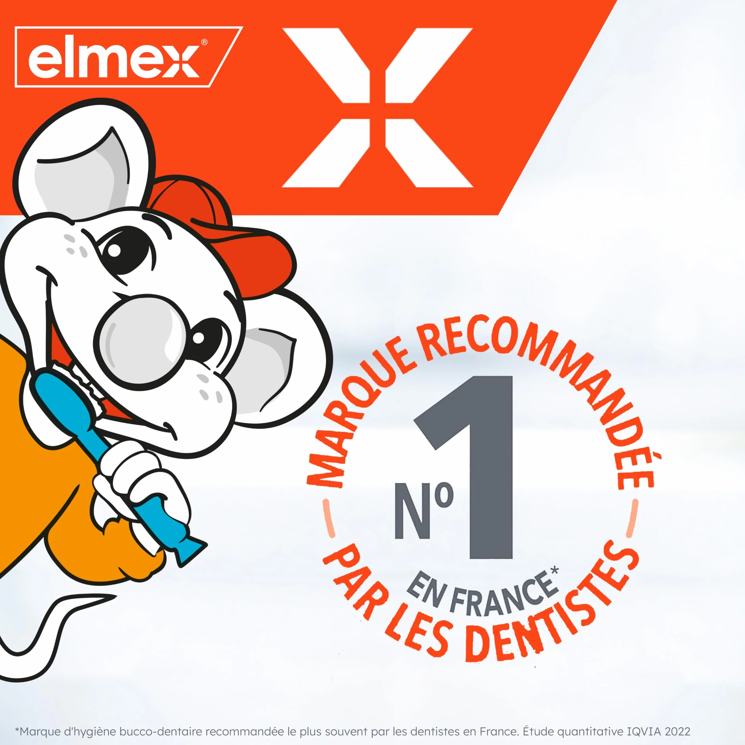 Elmex Kit Enfant Zestaw do Mycia Zębów, 2 Sztuki