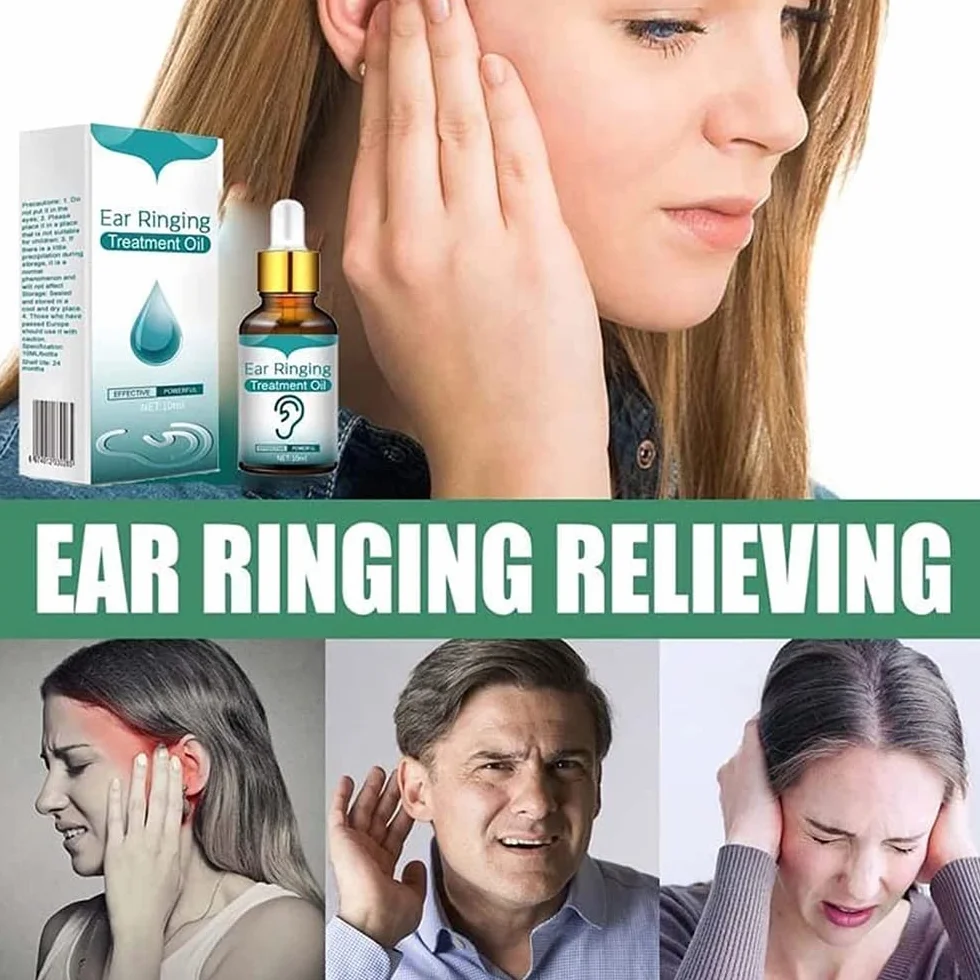 Japanese Ear Ringing Treatment Oil, Ear Remedy Drops, 10ml Organic Ear Oil for Relieves Ear Aches, Noises, Itchy