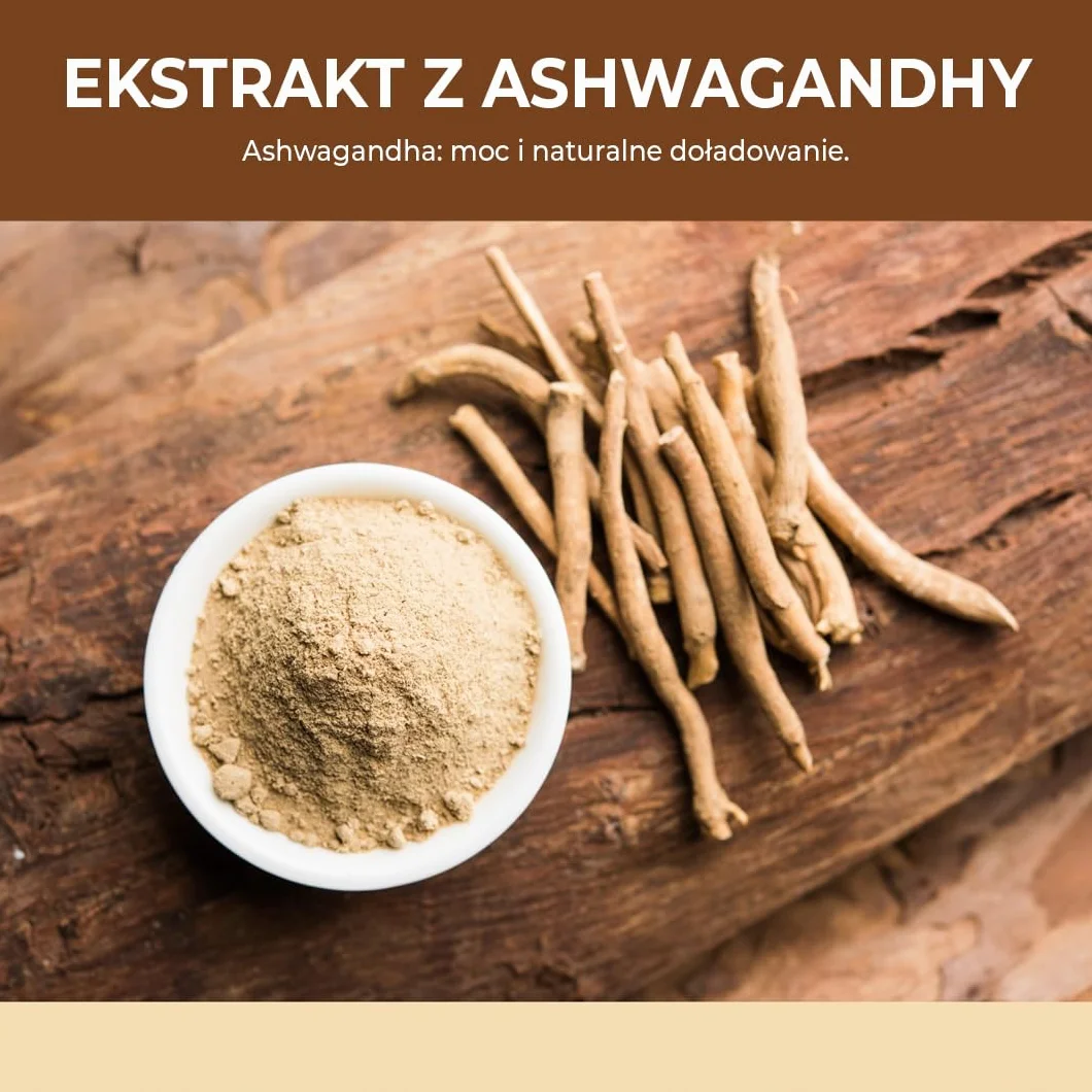 Bandini® Ashwagandha KSM-66® - 180 tabletek, 6 miesięcy - Withania Somnifera (indyjski żeń-szeń) - 5% witanolidów - Wegański ekstrakt z korzenia - Suplement o wysokiej mocy - Alternatywa dla kapsułek