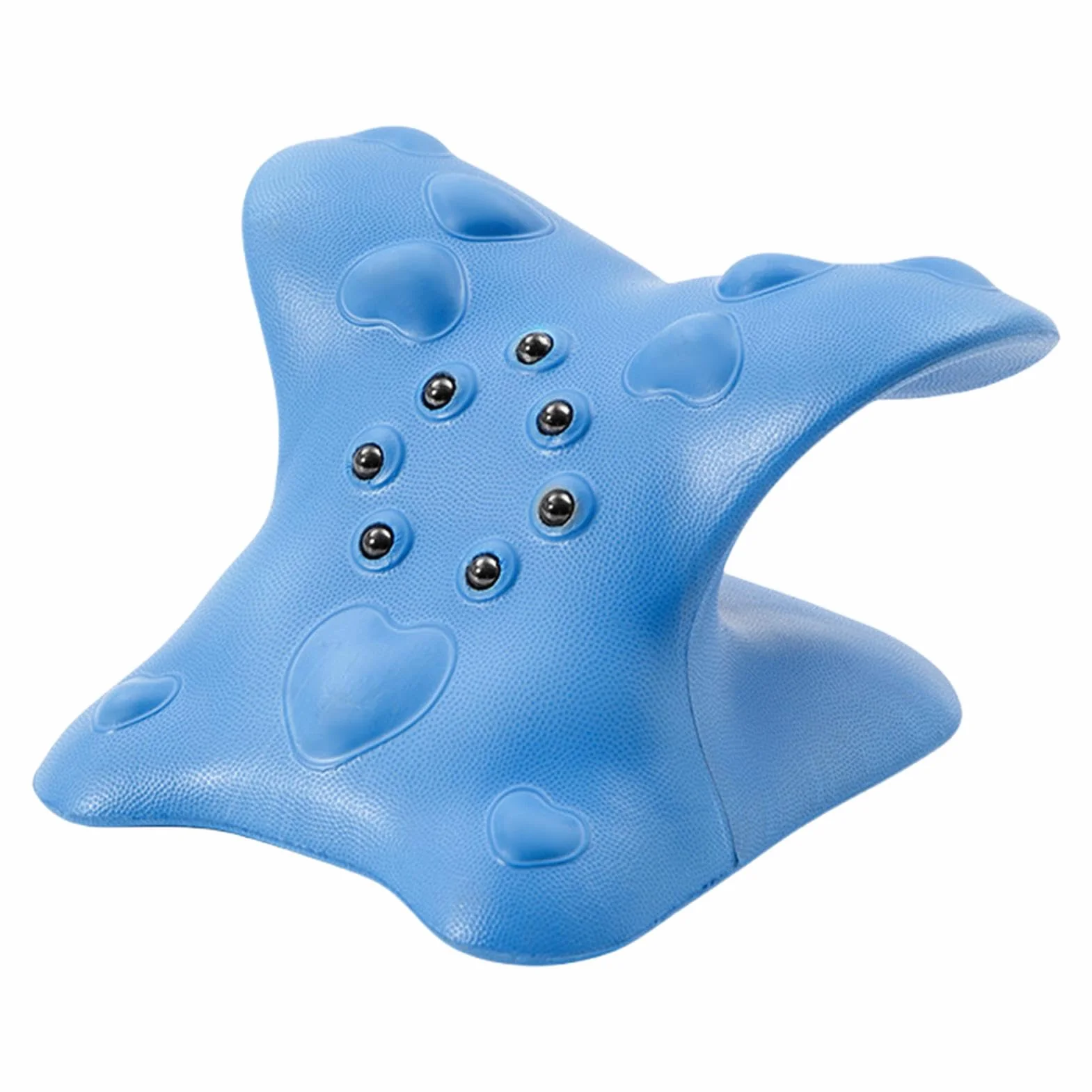 Neck Shoulder Relaxer, Neck Stretcher Pillow, Upper Back Massage, Ergonomic Neck Device, Shoulder Wedge Pillow, Ergonomic Design Convenient and Portable for Muscle Tension Men Women