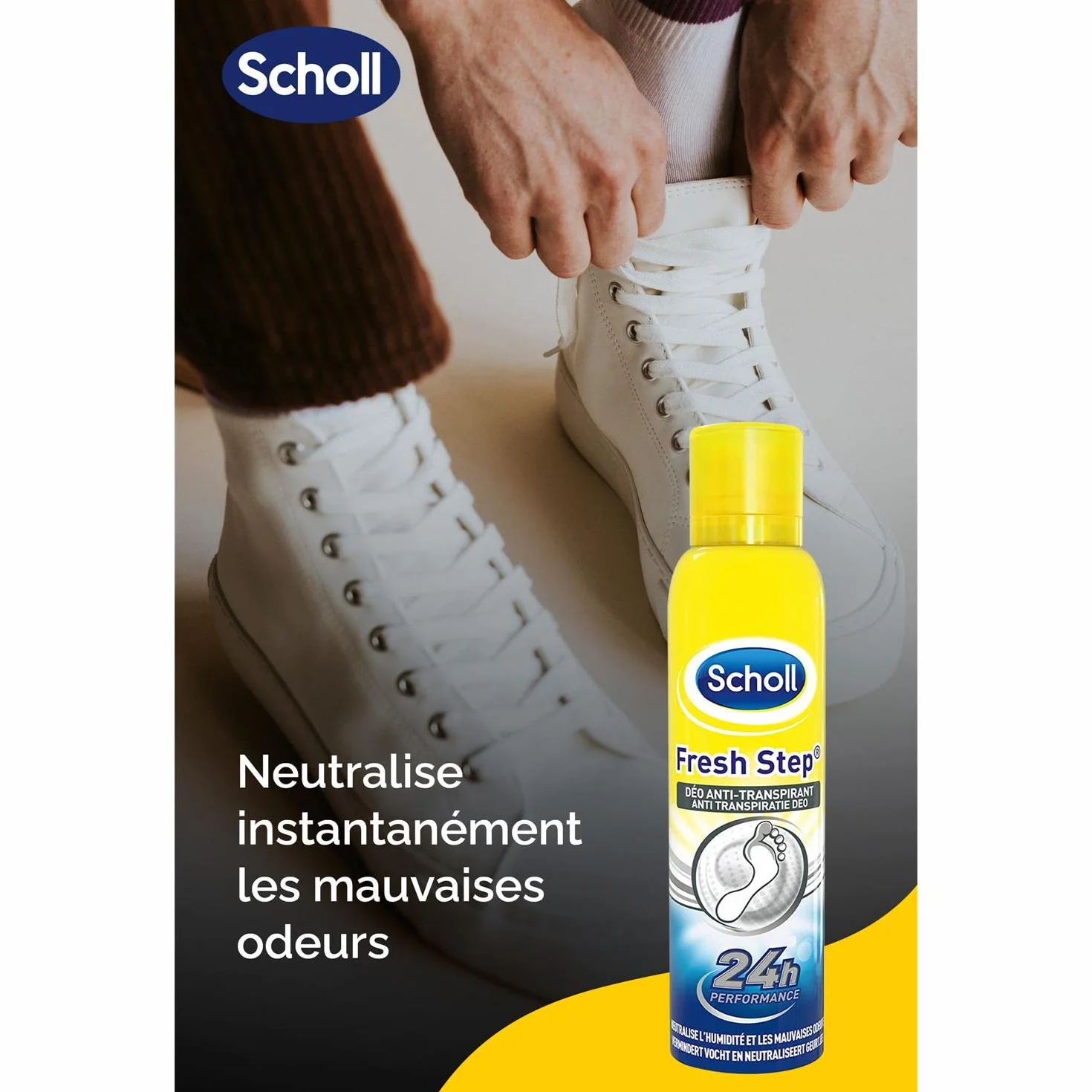 Scholl Anti Transpirant Powder Spray 150 ml - Zestaw 2 szt
