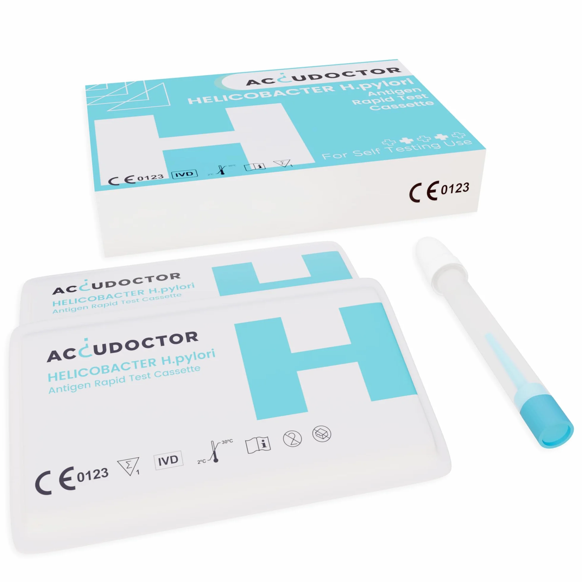 Accudoctor Helicobacter Pylori test kału autotest zestaw domowy
