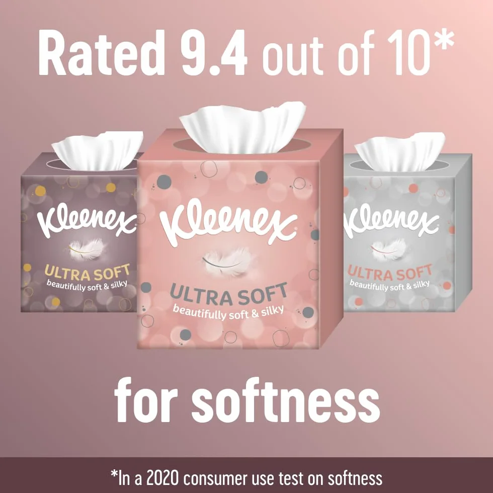 Kleenex Ultra Soft 3215922 Chusteczki, Biały, 12 x 48 szt.