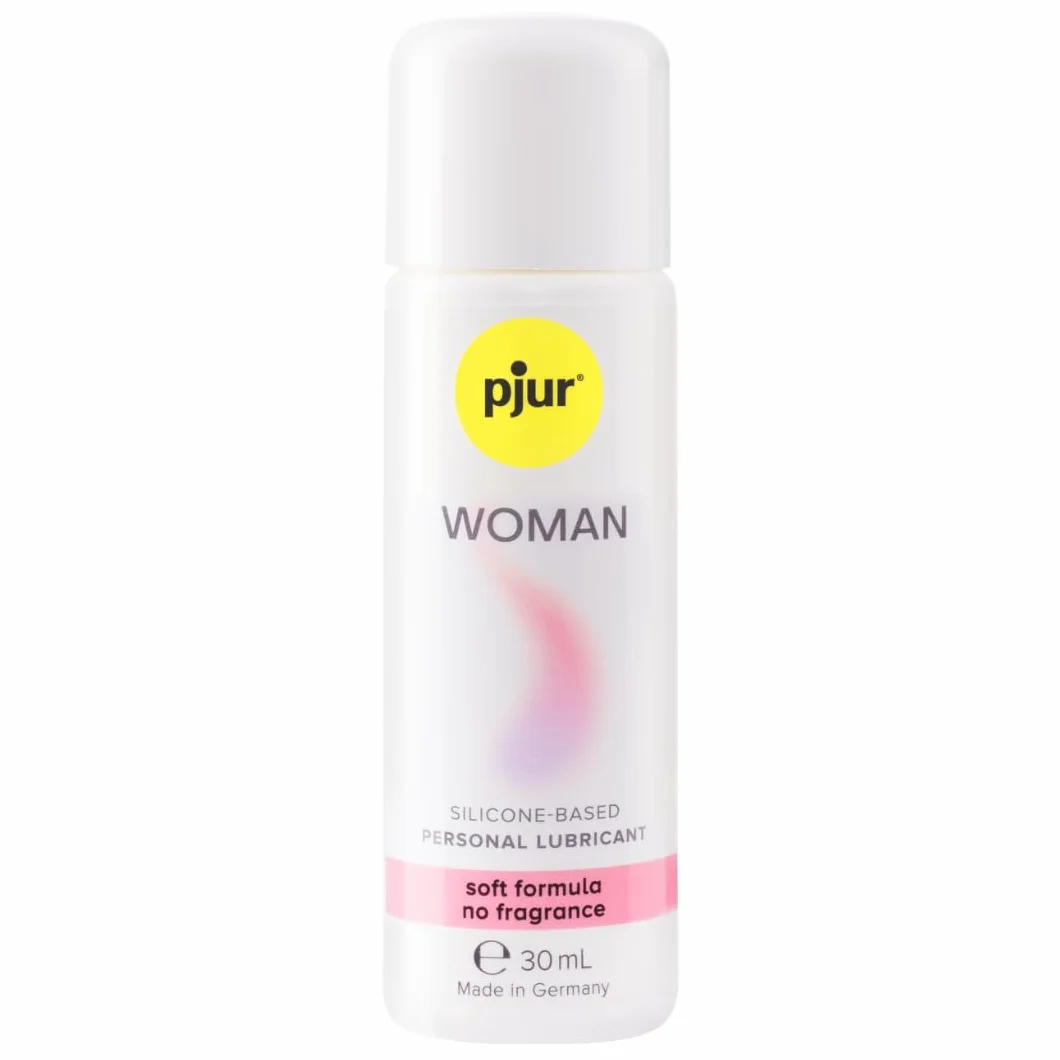 pjur WOMAN - lubrykant dla kobiet na bazie silikonu - dla podniecającego seksu i dłuższej zabawy - optymalny dla skóry wrażliwej (30ml)