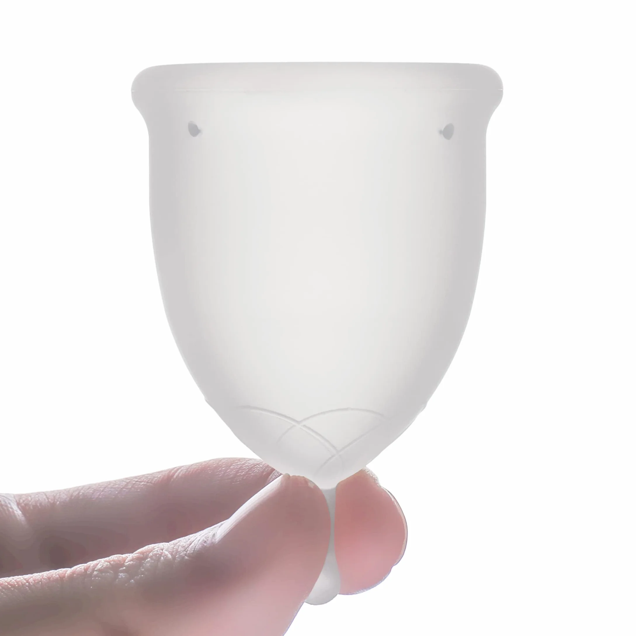 CROING 2 pcs Kubeczki menstruacyjne (Biały)