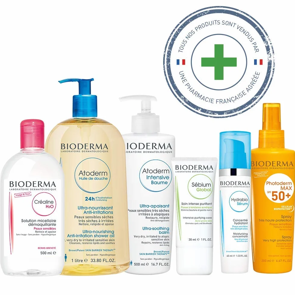 Bioderma Sebium H2O Micellar Solution Zestaw 2 x 500 ml