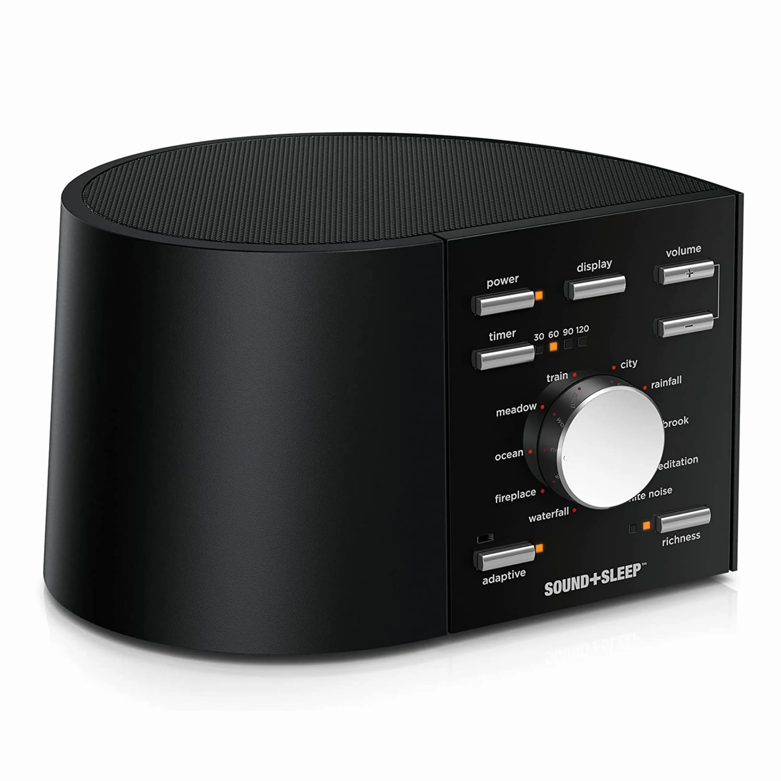 Sound+Sleep High Fidelity urządzenie do spania z dźwiękami natury, wentylatora, białym szumem i adaptacyjną technologią dźwiękową Global Edition