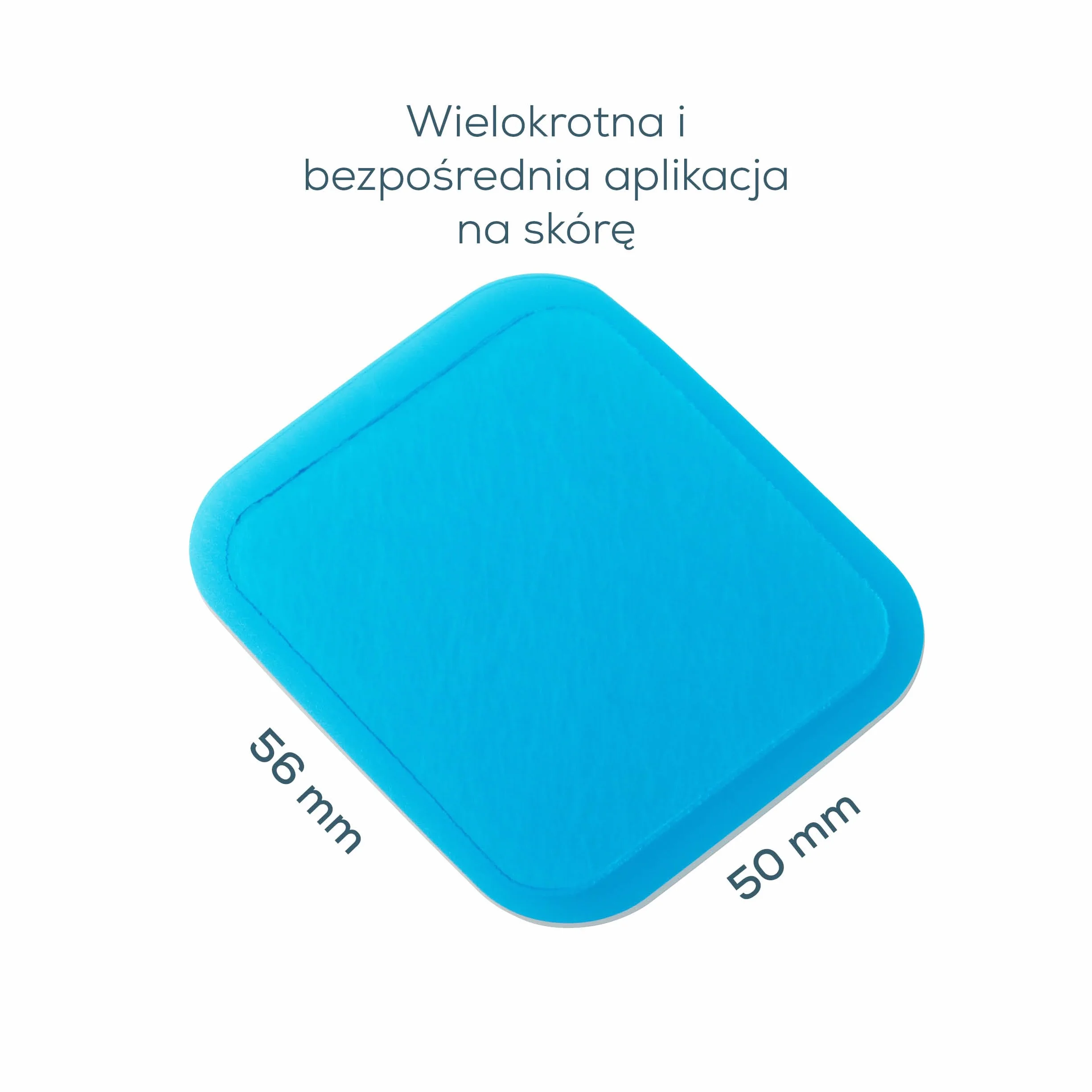 Beurer EM 50 zestaw podkładek żelowych, do stosowania z EM 50 Menstrual Relax TENS i podgrzewaczem, 6 samoprzylepnych podkładek żelowych, 50 x 56 mm