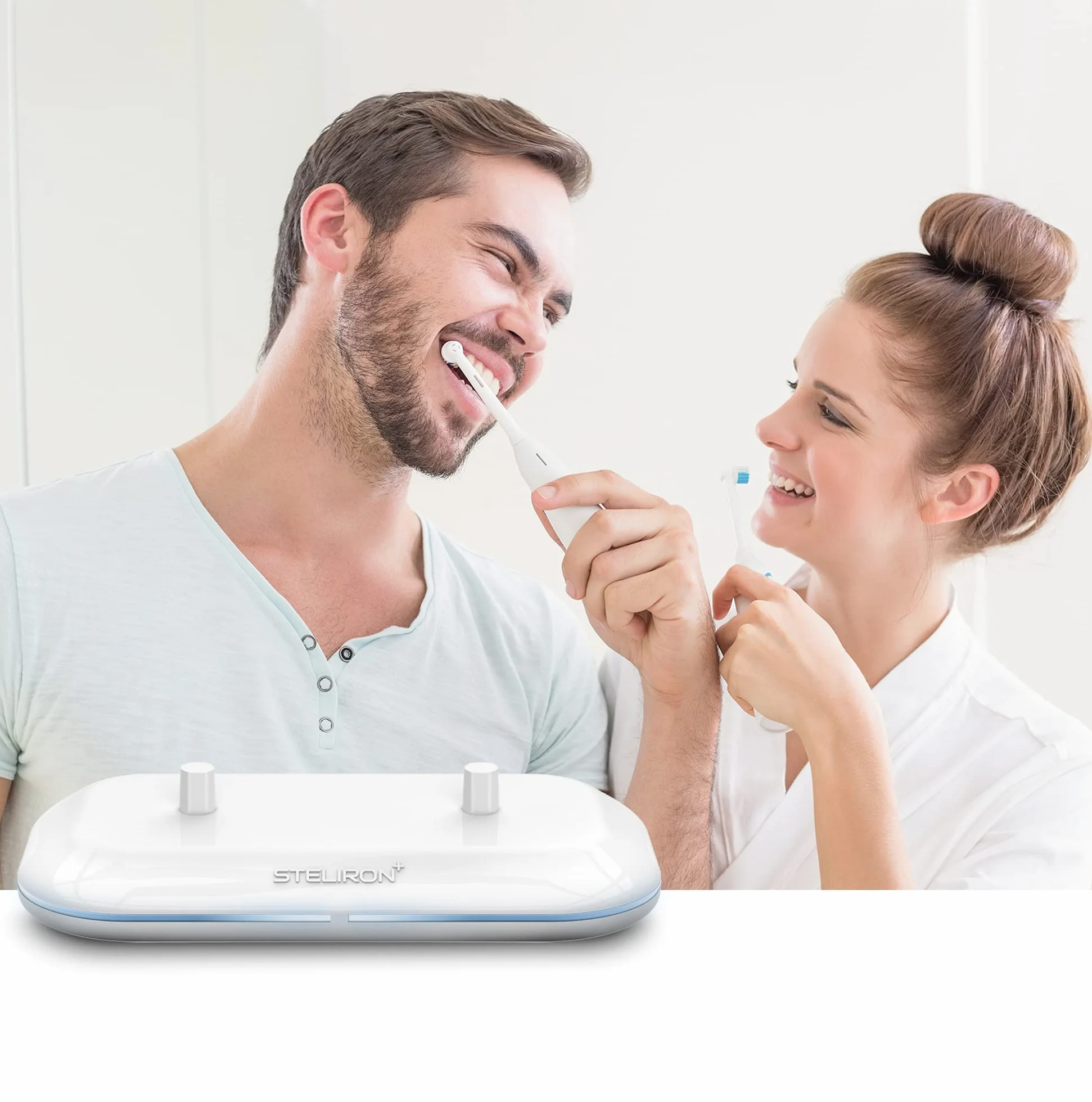 Galvanox Podwójna ładowarka do szczoteczek do zębów 2 w 1 kompatybilna z Oral B 3757