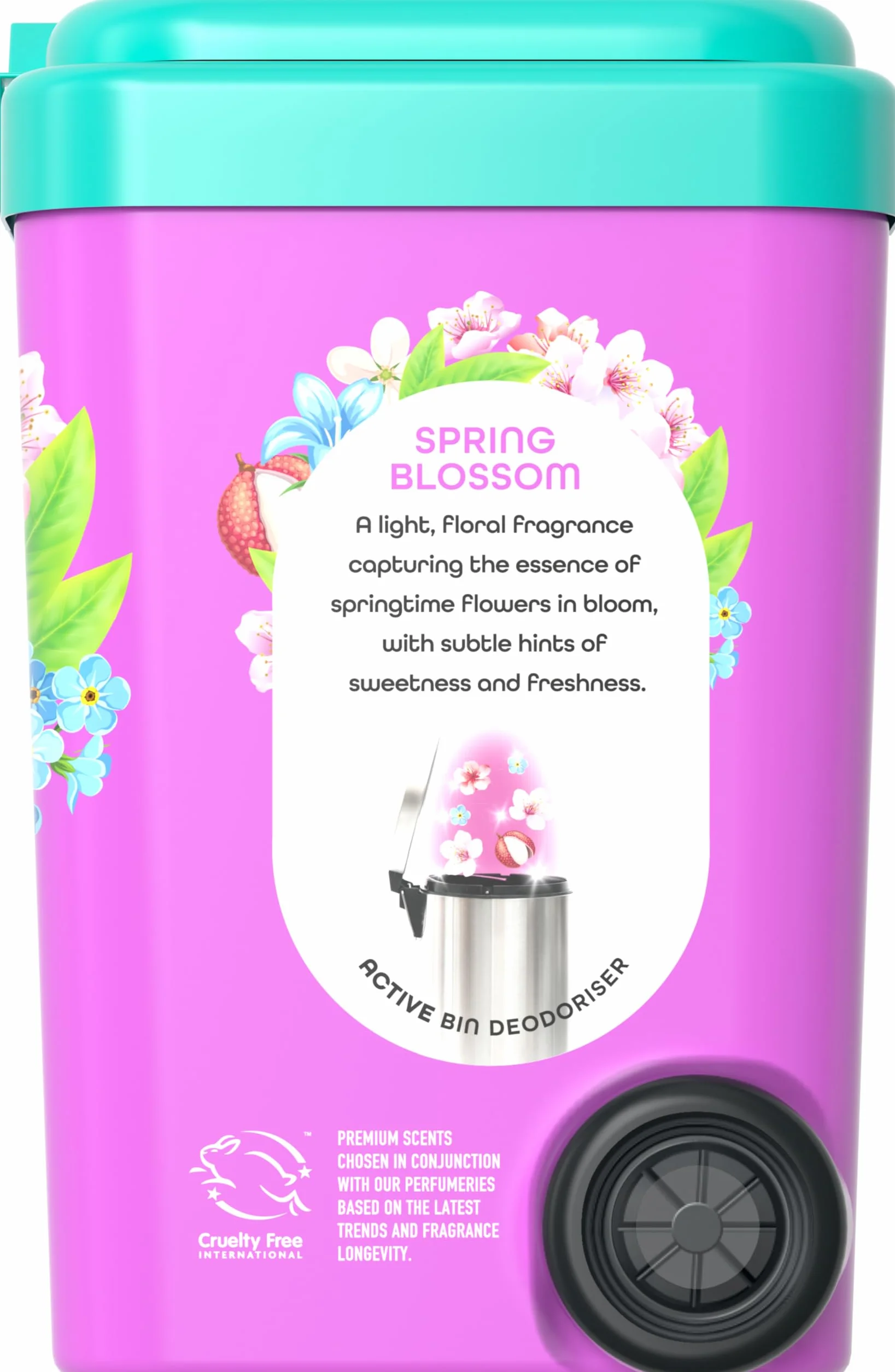 Bin Buddy Odświeżacz do Pojemników w Proszku 450 g Fioletowy