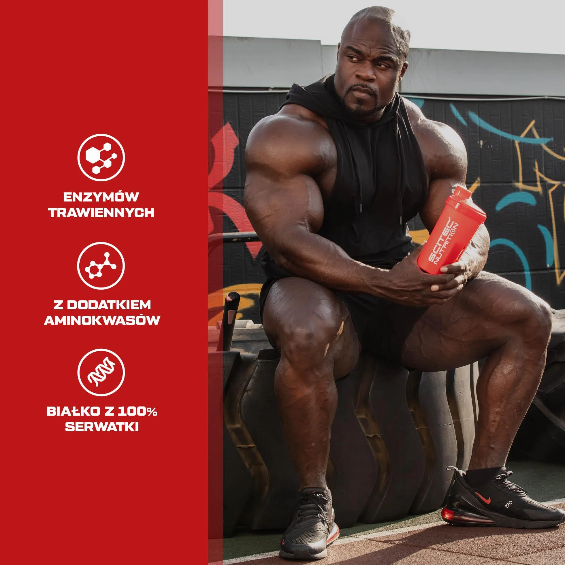 Scitec Nutrition 100% Whey Protein Professional - Wzbogacony o dodatkowe aminokwasy i enzymy trawienne - Bezglutenowy - Bez oleju palmowego, 500 g, Czekoladowo-Orzechowy