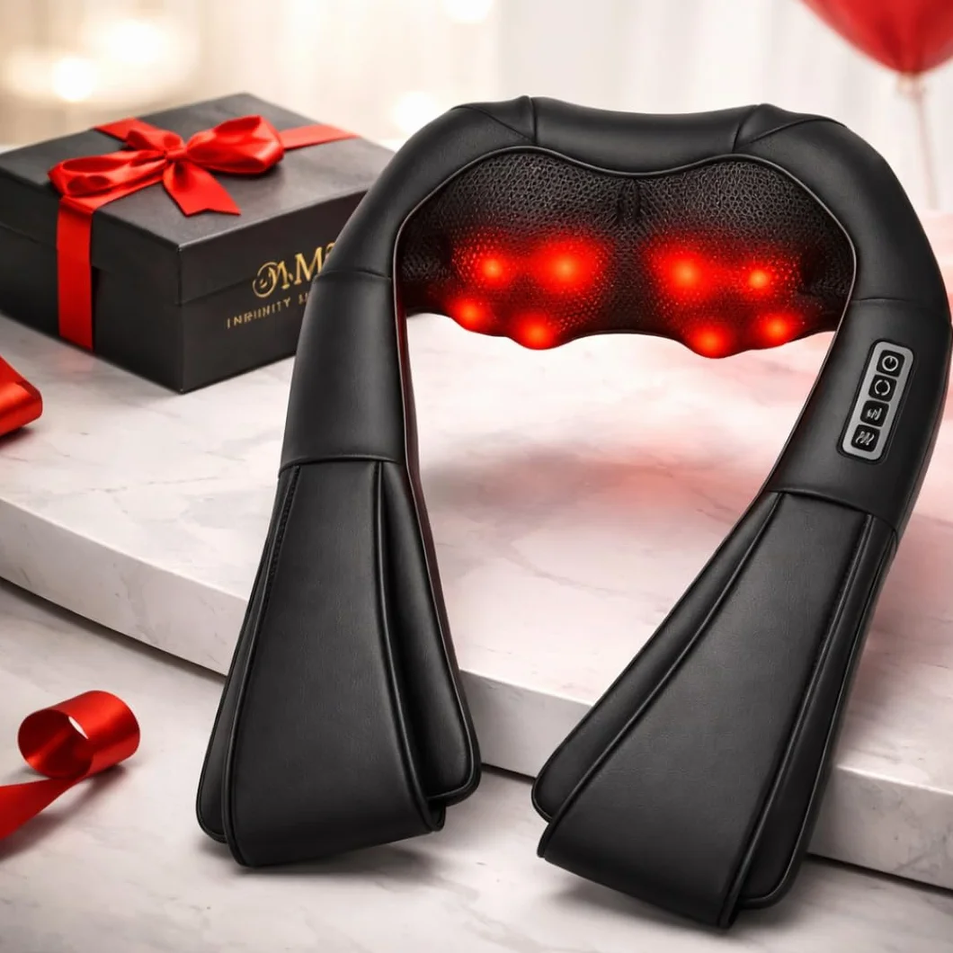 Masażer Shiatsu do Karku i Pleców z Podgrzewaniem Elektryczny MM Infinity Love