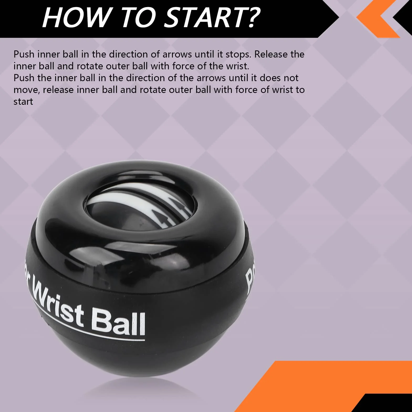 Ćwiczenie lalki Force Ball, Power Wrist Ball dla silniejszych kości mięśniowych