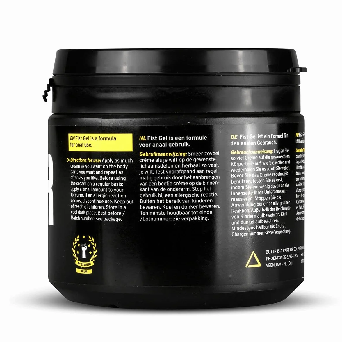 BUTTR Fisting Gel - lubrykant na bazie wody - 500 ml
