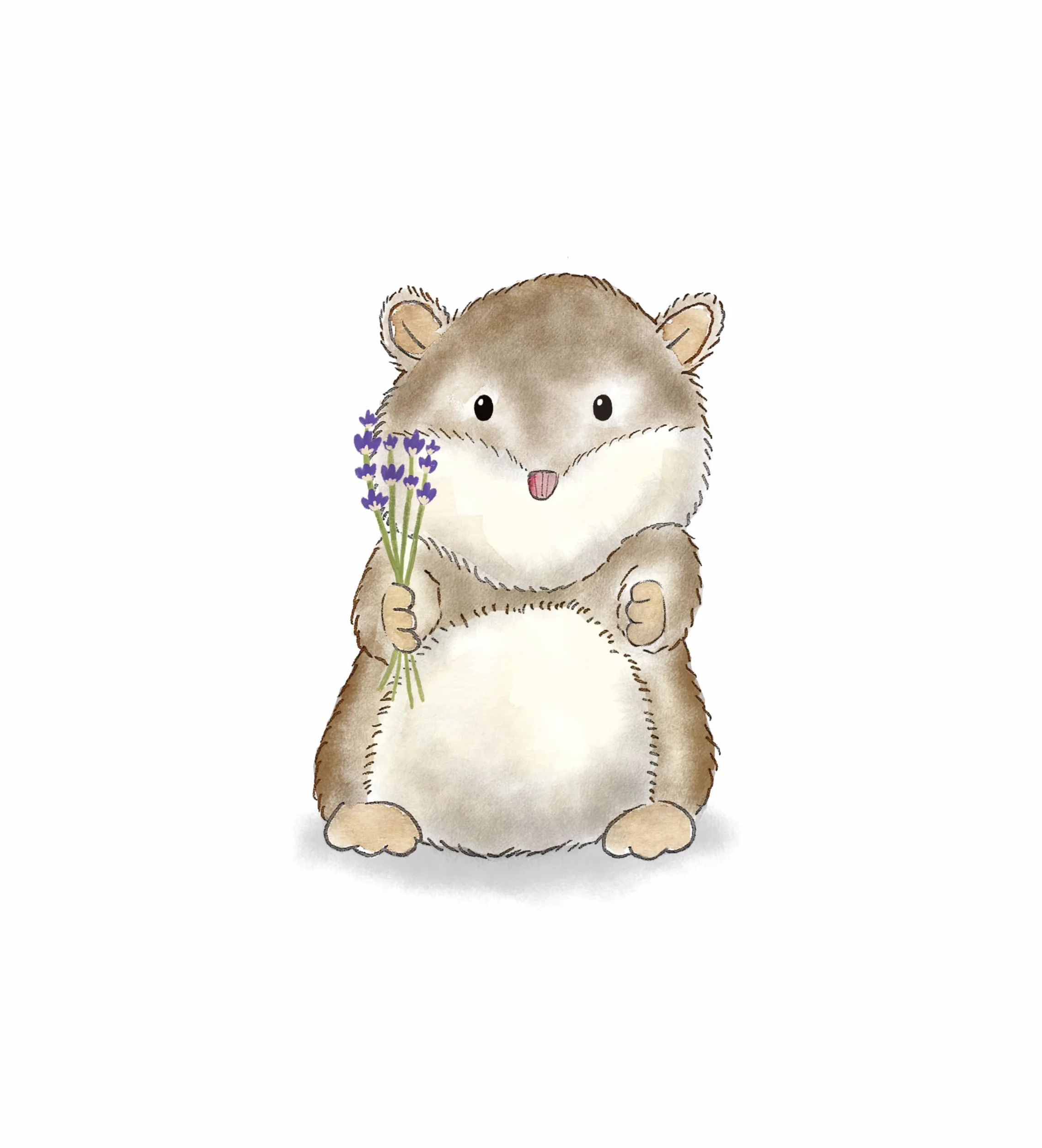 Warmies® 28 cm, komplett beheizbar, mit französischem Lavendel, Hamster, Braun