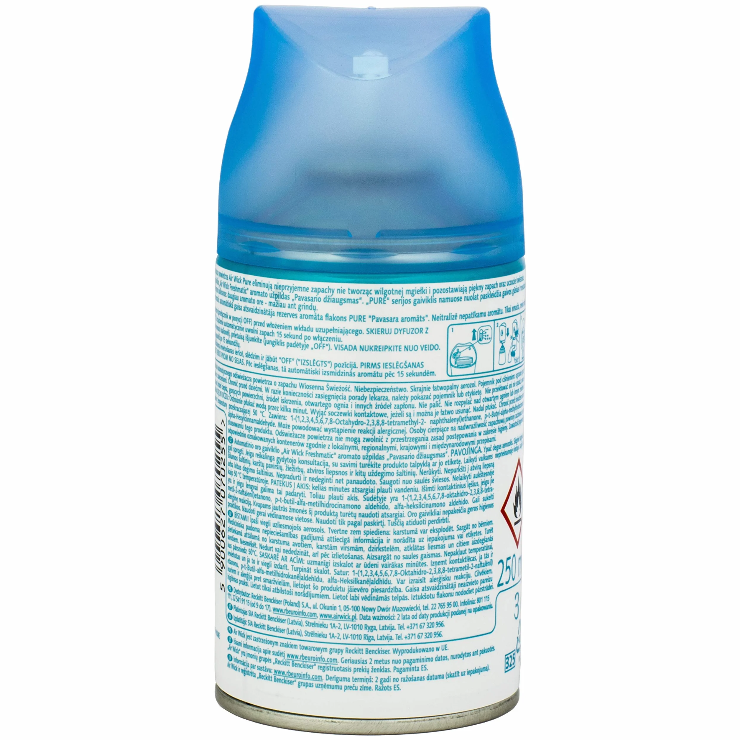 Air Wick odświeżacz powietrza Freshmatic Max wkład uzupełniający Pure wiosenna świeżość 3 sztuki