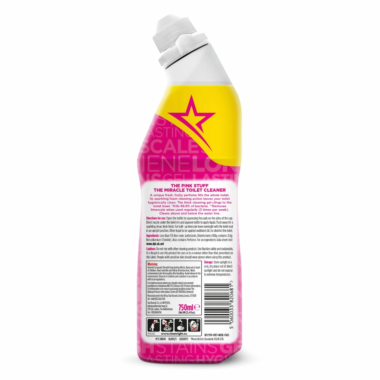 The Pink Stuff The Miracle środek do czyszczenia toalet 750 ml x 2