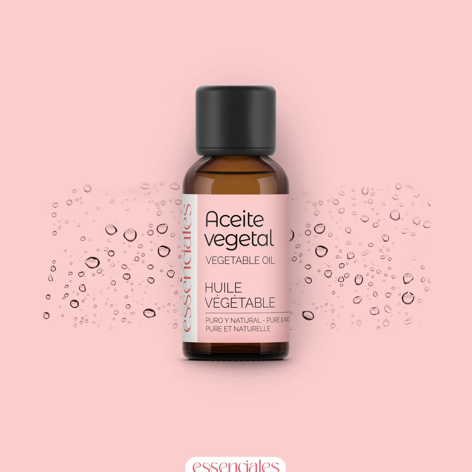 Essenciales - Olej roślinny z pestek winogron BIO, 100% czysty i certyfikowany ekologicznie, 100 ml | Olej roślinny Vitis Vinifera, pierwsze ciśnienie na zimno