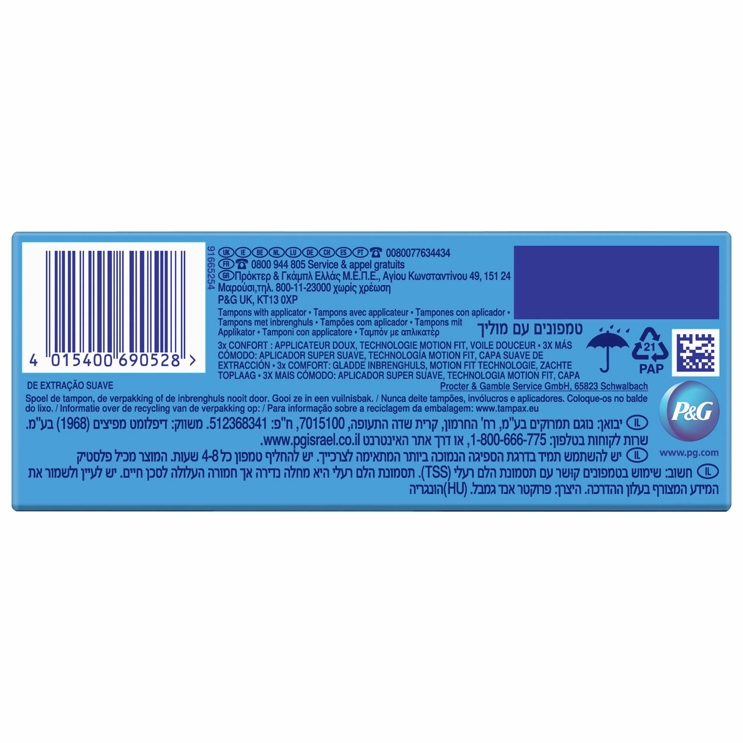 Tampax Compak Pearl Regular tampony, 36 sztuk