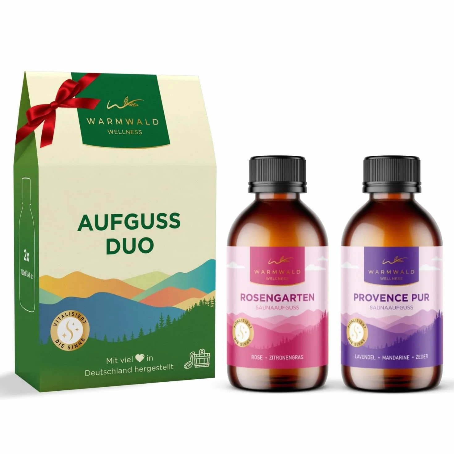 Napar do sauny z naturalnymi olejkami eterycznymi ciepły las 2 x 100 ml