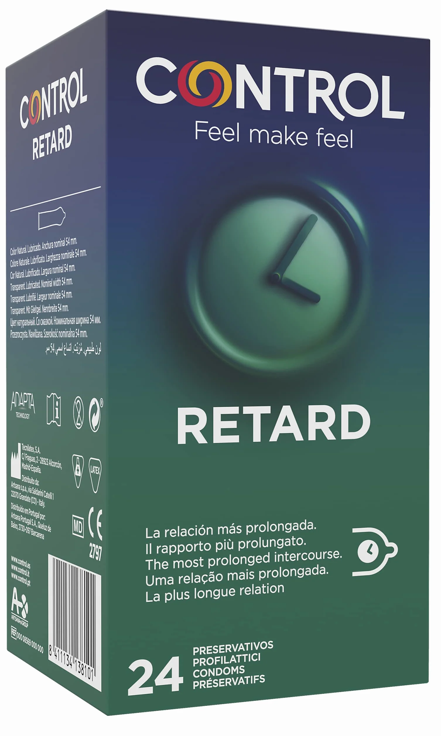 Control Control Retard Preservativi Ritardanti Prezerwatywy, 24 szt.