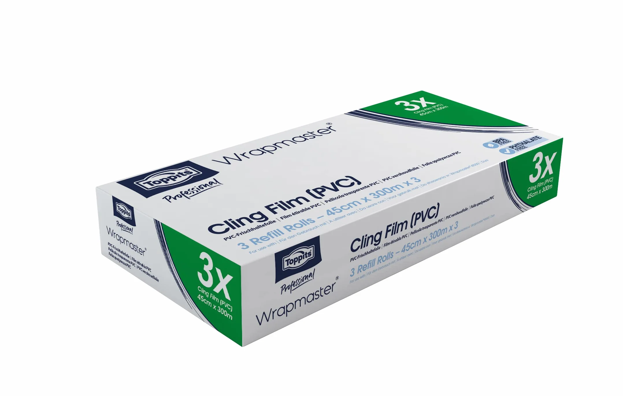 Wrapmaster 4500 folia spożywcza 0,45 x 30 m PE PP
