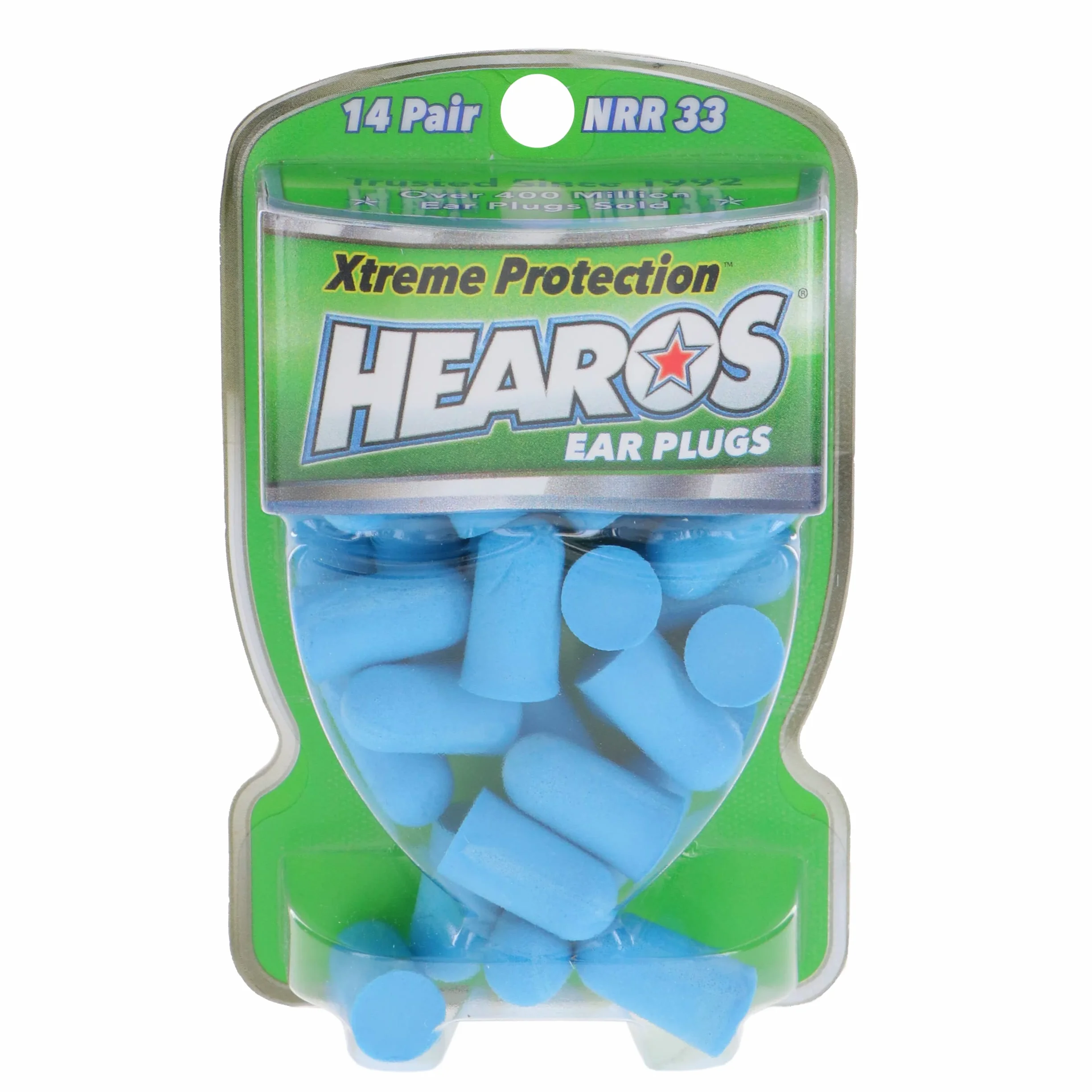 HEAROS Xtreme Ear plugs - Best In Class Noise Cancelling Disposable Foam Earplugs With NRR 33 Hearing Protection, 14 pairs