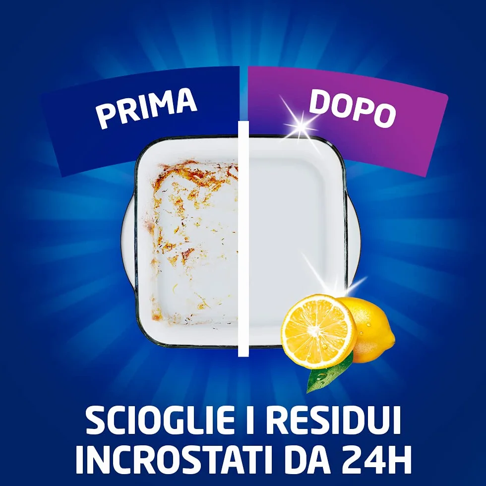 Finish Powergel żel do mycia w zmywarce w płynie, wielozadaniowy, cytryna, 600 ml, 30 prań