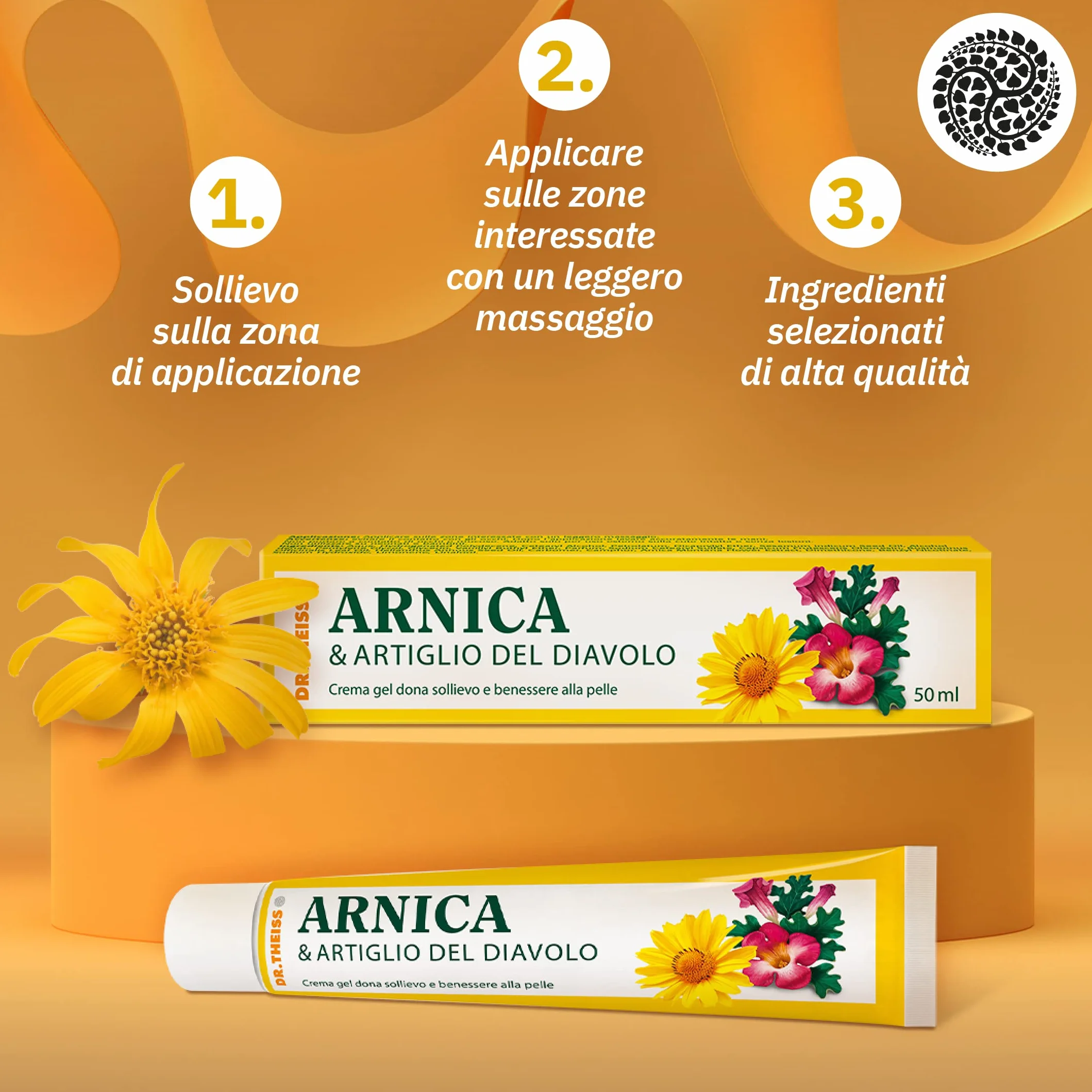 Dr Theiss Arnica Cream i diabelski pazur 50 ml - żelowa maść zapewniająca ulgę i dobre samopoczucie mięśni stawów, przed i po sporcie i treningu, zarówno kobiety, jak i mężczyźni