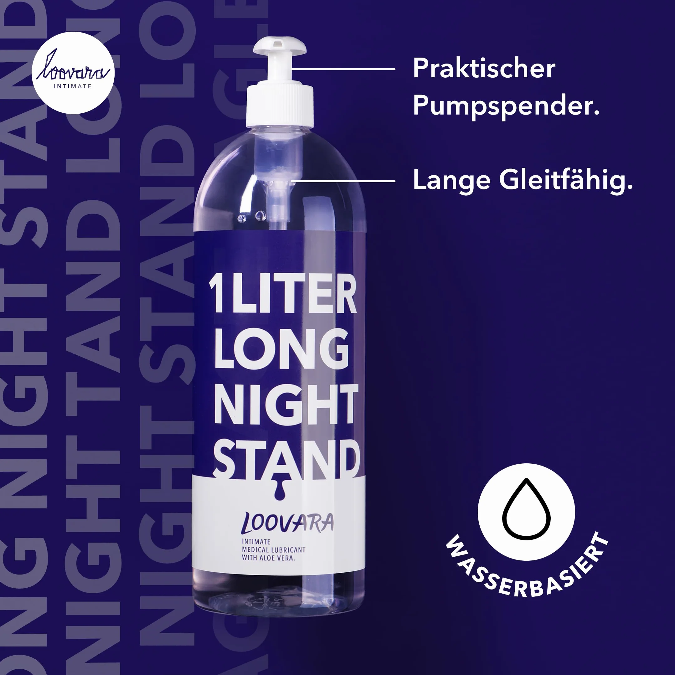Loovara Intimate Long Night Stand Lubricant 1000 ml