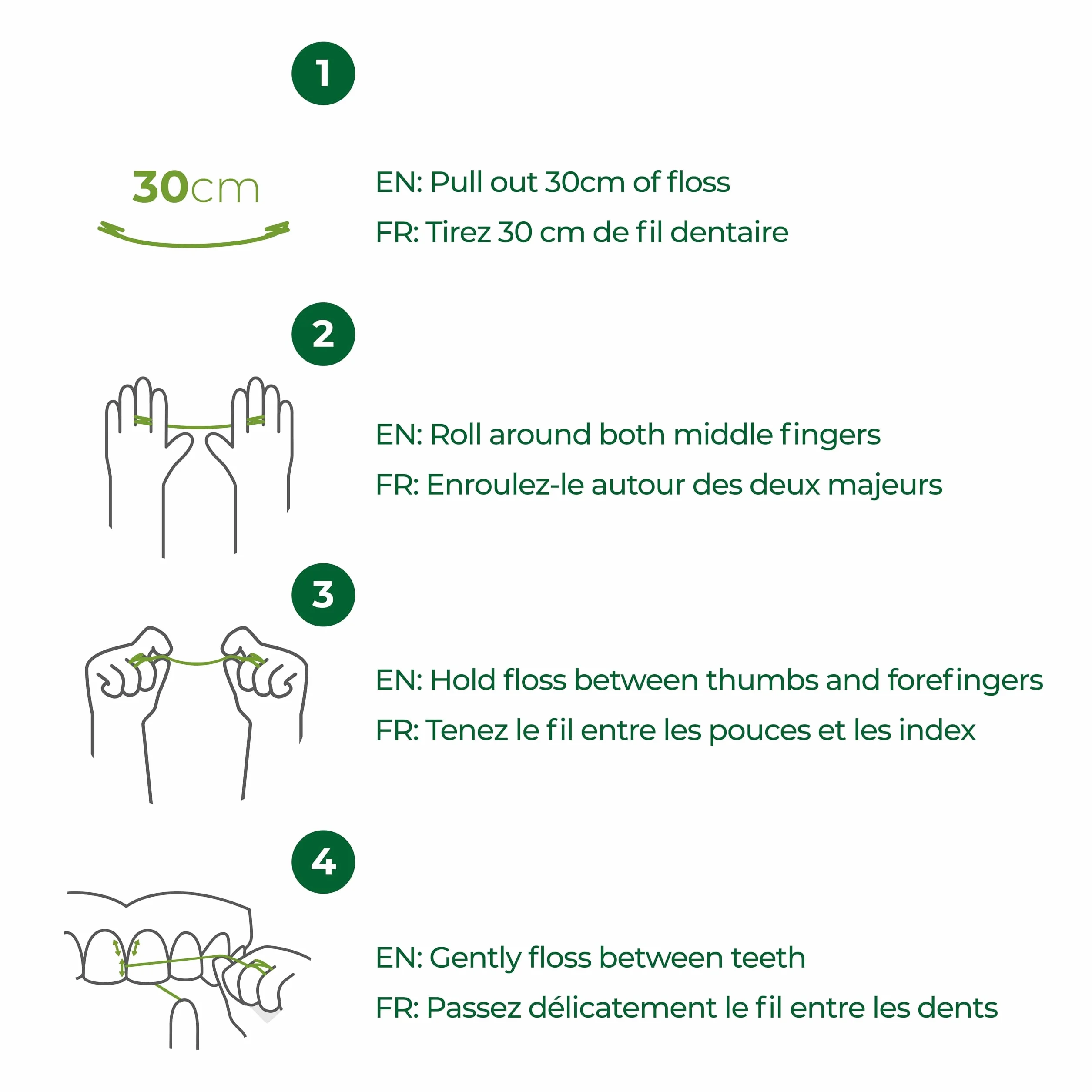 Naturalna nić dentystyczna bez plastiku | woskowana nić dentystyczna, opakowanie uzupełniające 2 x 50 m | Bambaw