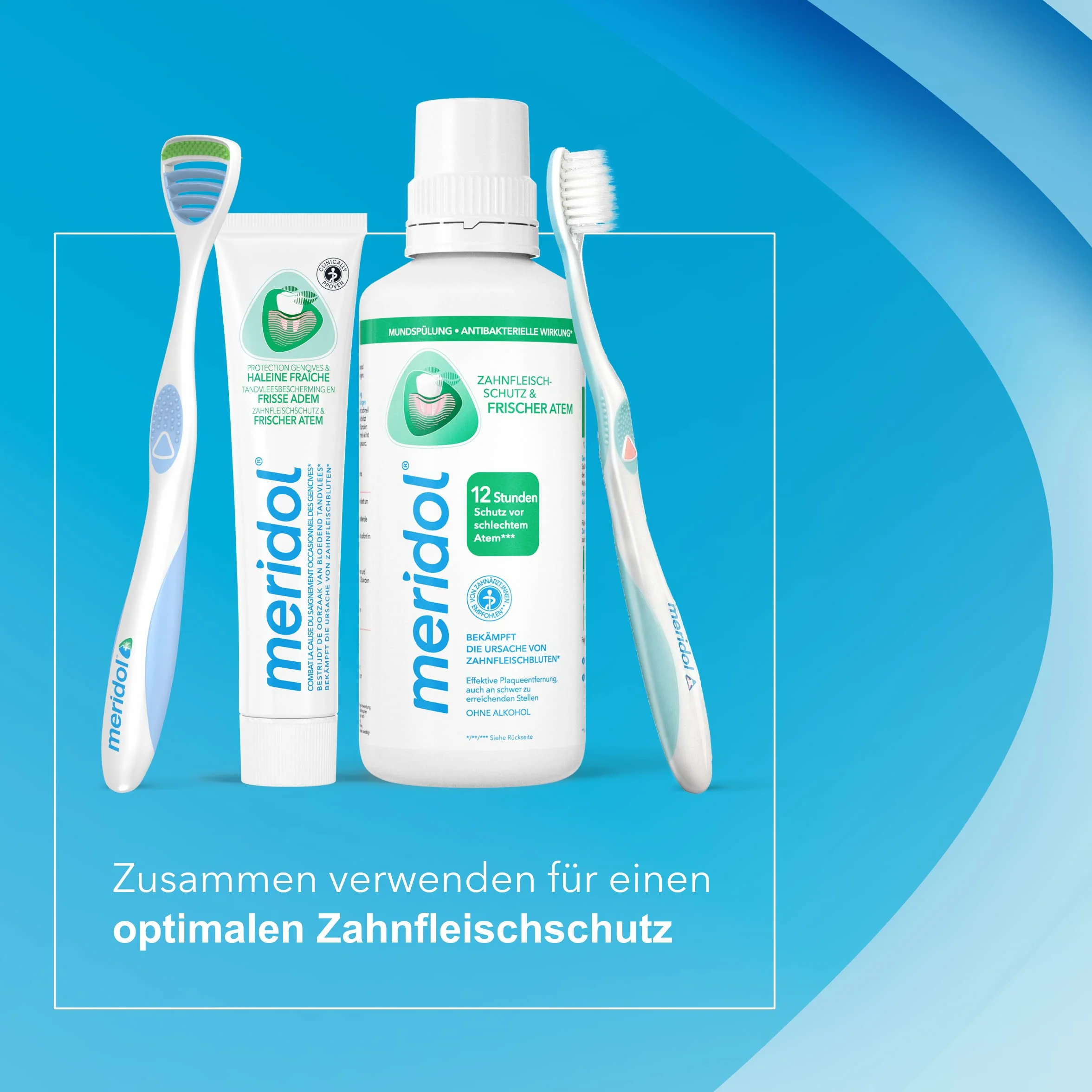 Meridol PL03245A Płyn do Płukania Jamy Ustnej, 400 ml