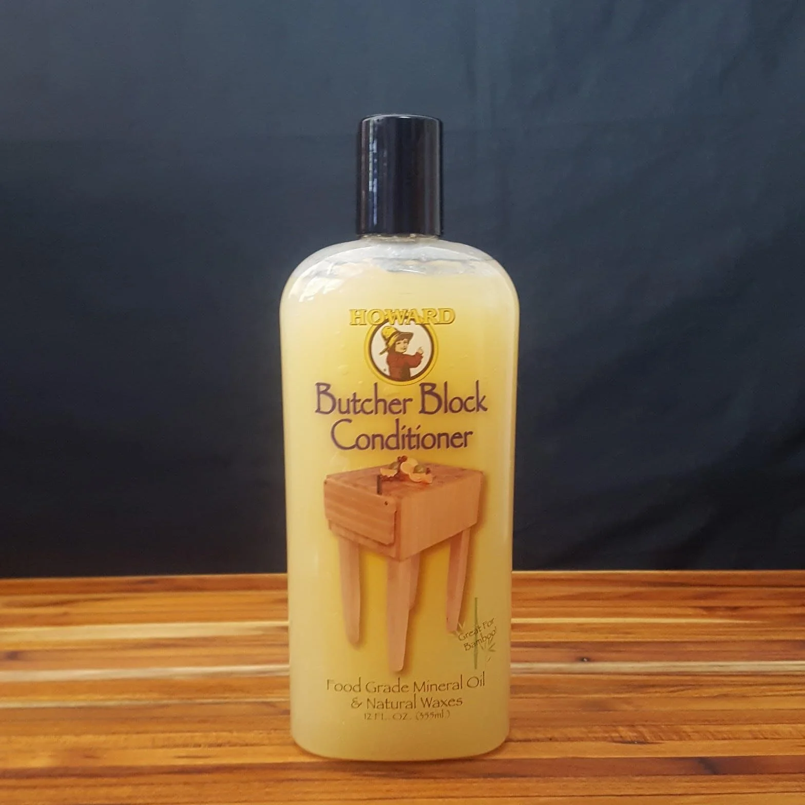 Howard Butcher Block odżywka BBC012 do drewnianych desek do krojenia i blatów kuchennych 355 ml