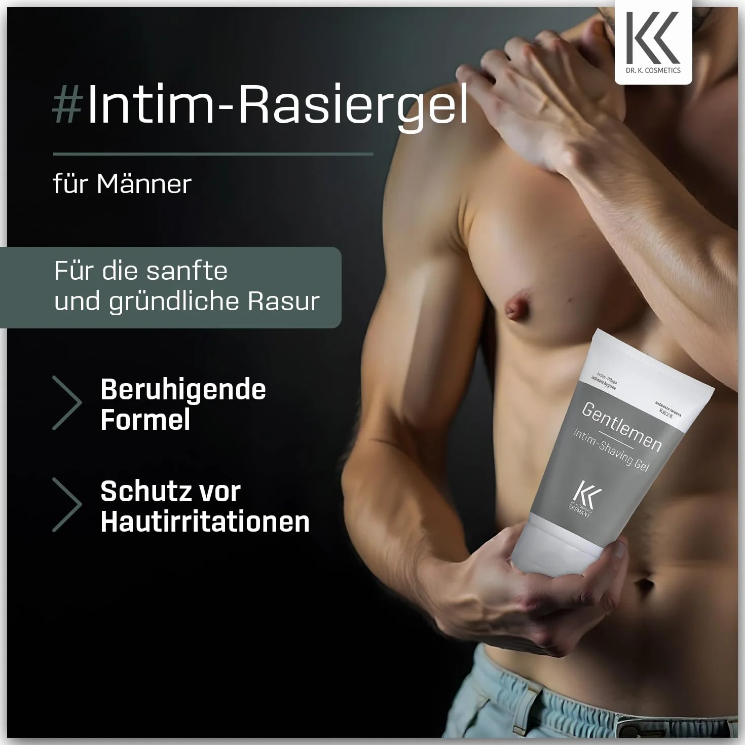 GENTLEMEN Intim-Shaving Gel pierwszy żel do golenia okolic intymnych opracowany przez urologa