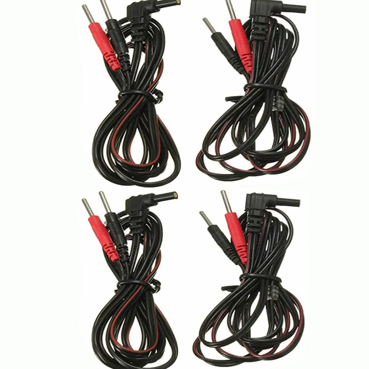Tens kabel przyłączeniowy DC 2,35 wtyczka 2,0 mm z żeńskim połączeniem (4 sztuki)
