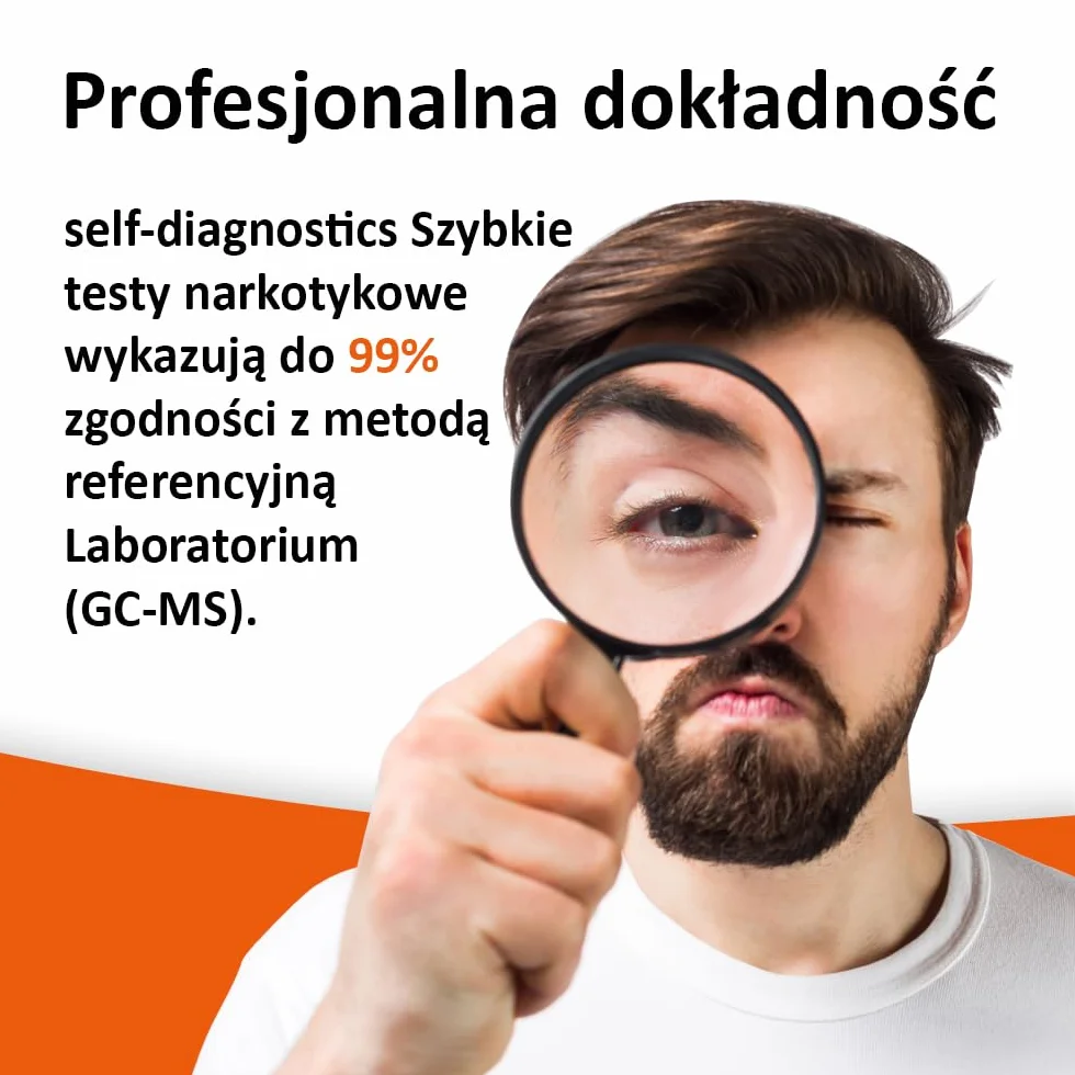 Szybki test narkotykowy Cannabis THC 25 ng/ml 5 pasków testowych test moczu