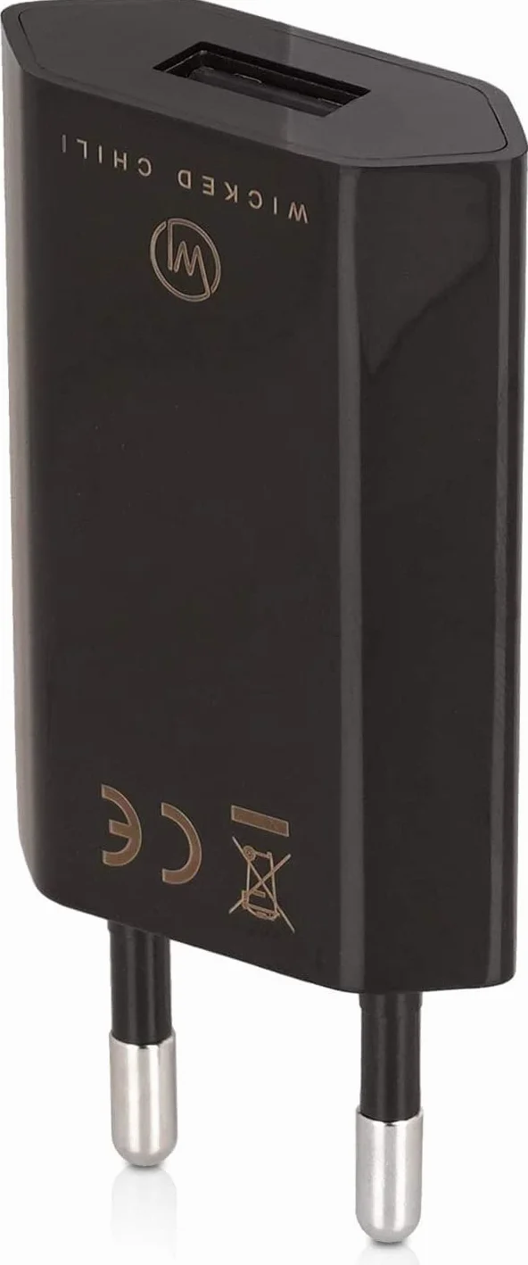 Wicked Chili Zasilacz sieciowy – Ultra Slim – adapter USB odpowiedni do elektrycznej szczoteczki do zębów, sonicznej szczoteczki do zębów, irygatora jamy ustnej | kompatybilny z Fairywill P11 Plus,