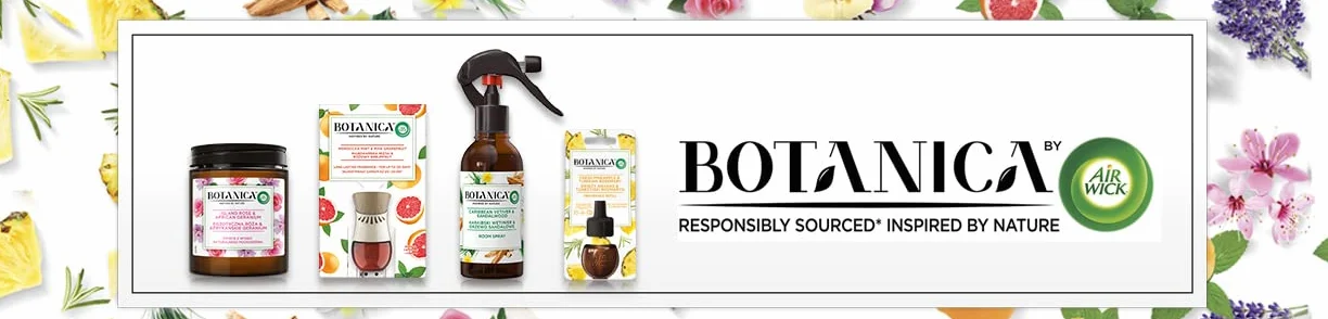 Botanica by Air Wick Karaibski Wetiwer & Drzewo Sandałowe 19ml Komplet