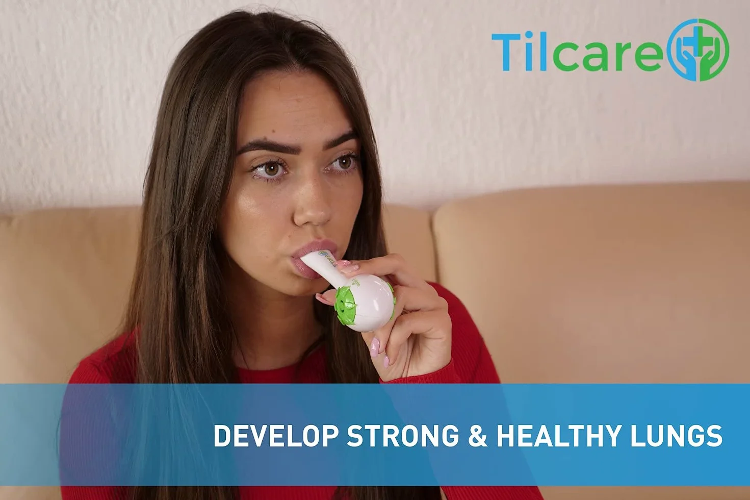 Tilcare trener mięśni wydechowych do ćwiczeń oddechowych ekspander płuc